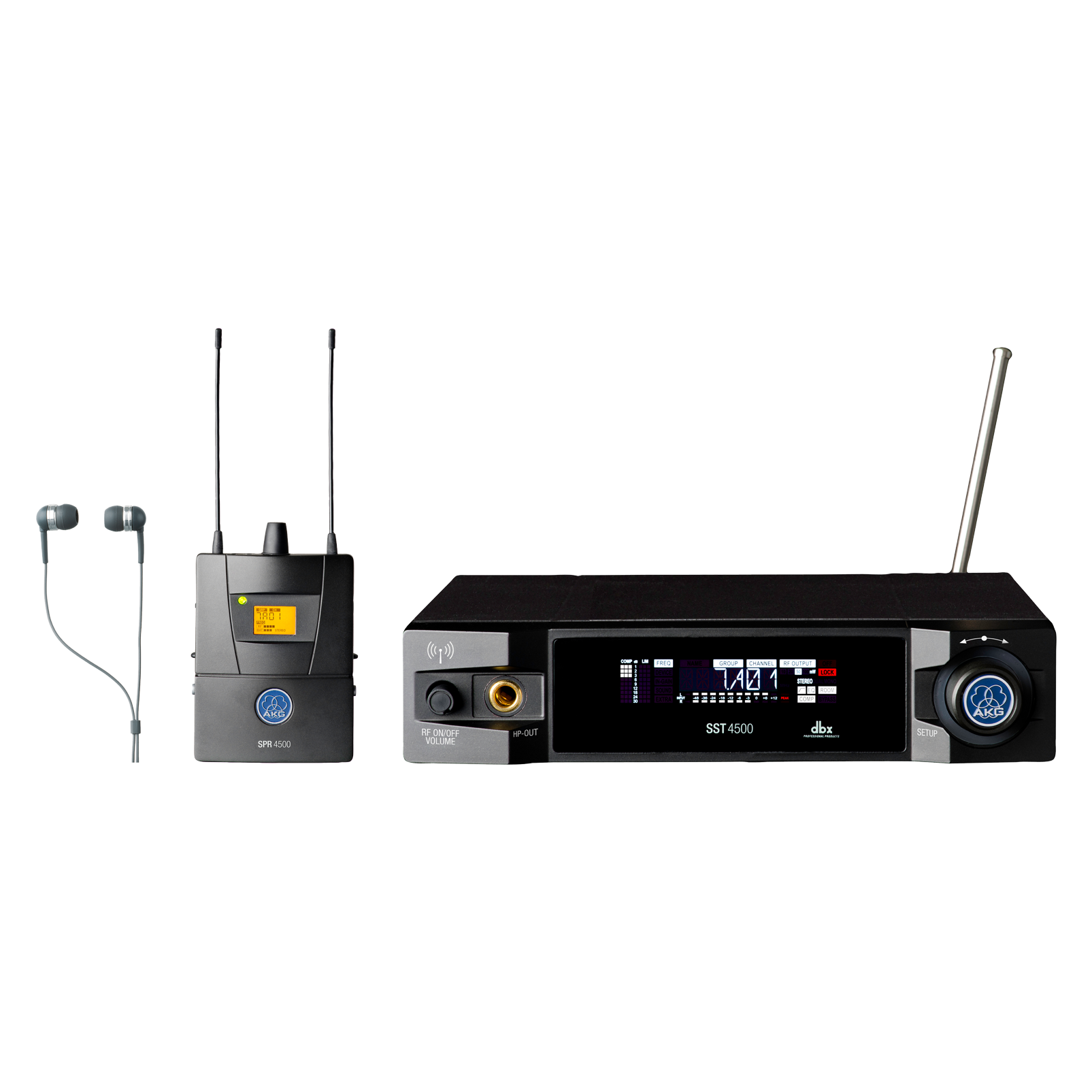 IVM4500 IEM SET - Black - Reference wireless in-ear-monitoring system - Hero