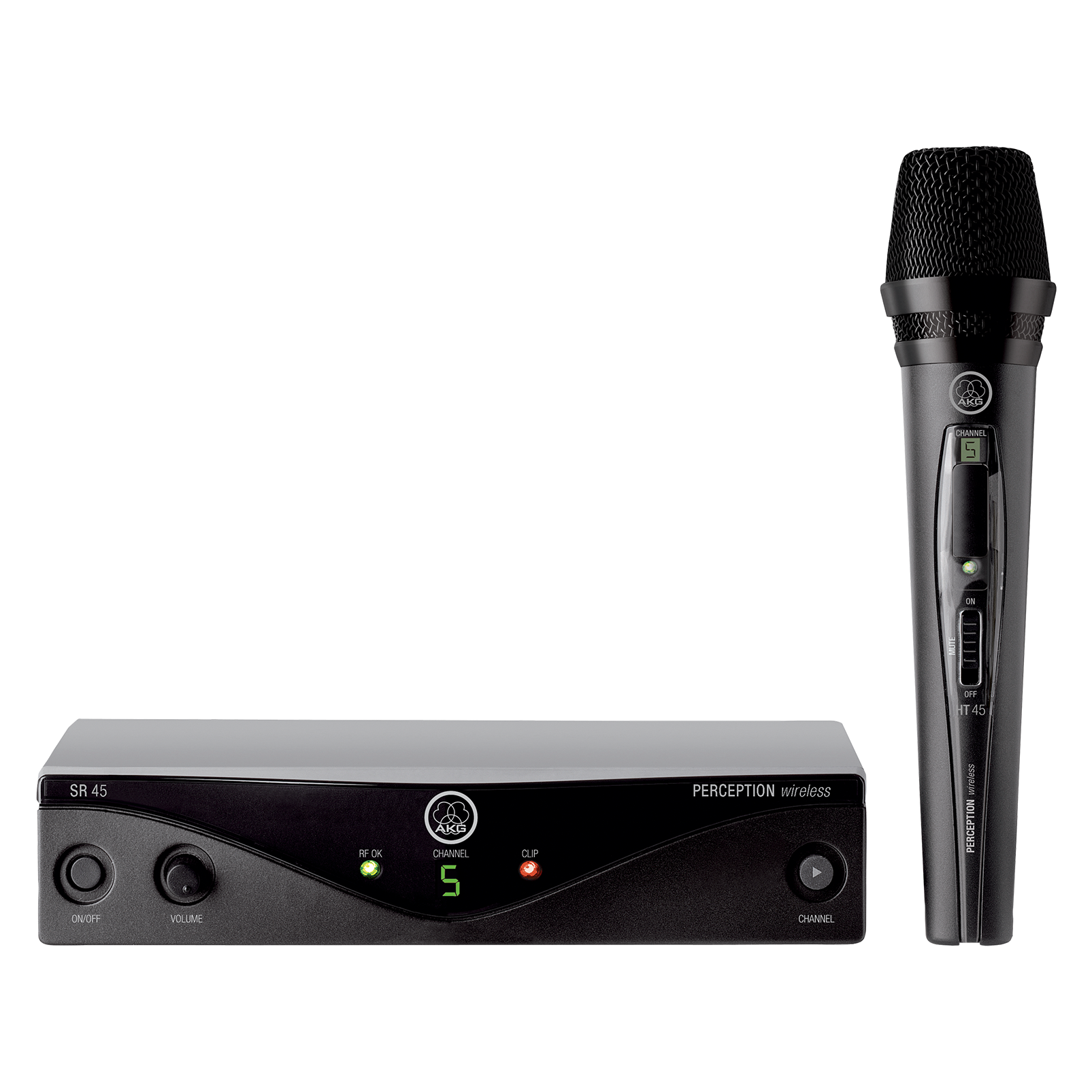 Perception Wireless Vocal Set - Black - High-performance wireless microphone system - Hero