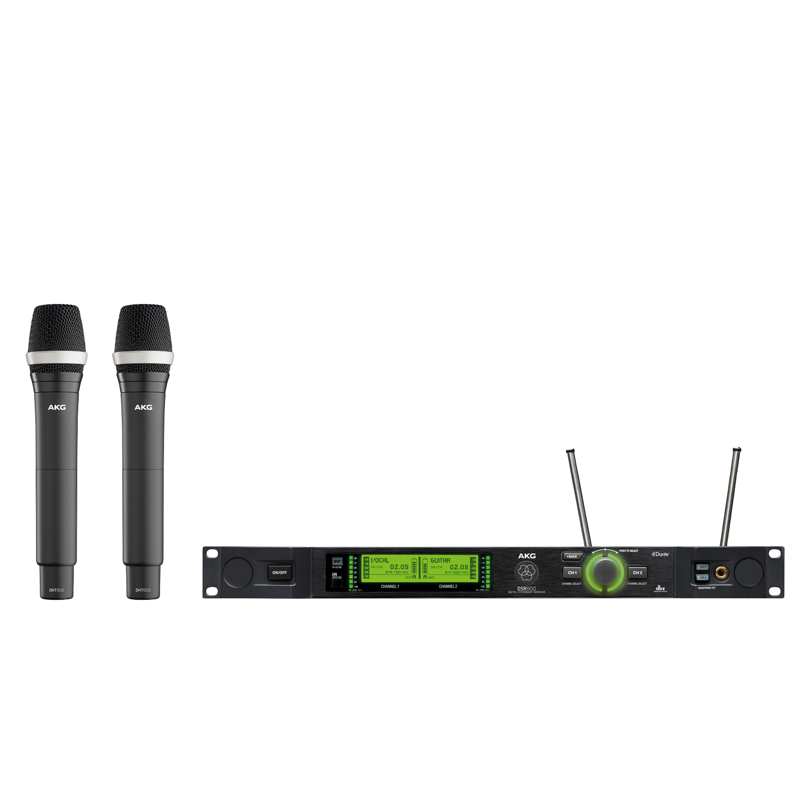 DMS800 Vocal Set D5 - Black - Reference digital wireless microphone system  - Hero