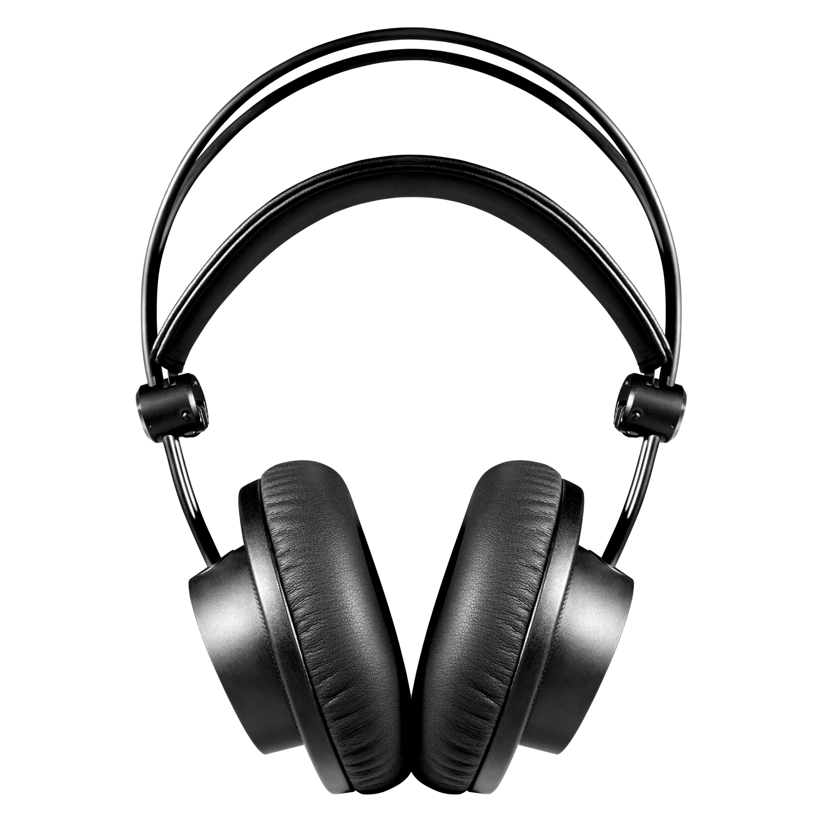 K275 - Black - Over-ear, closed-back, foldable studio headphones - Front